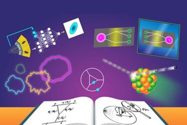 Illustration of physics book