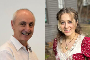 image of two headshots, left Peter Dourmashkin, right Leah Kahn