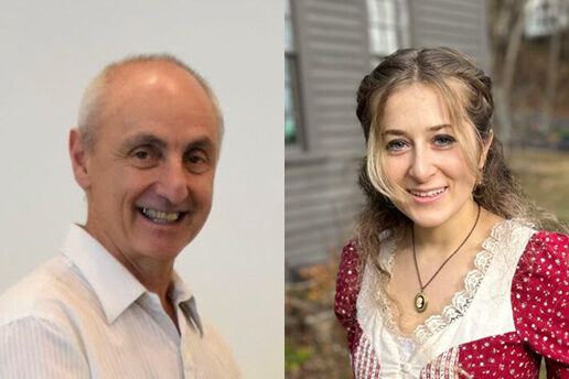 image of two headshots, left Peter Dourmashkin, right Leah Kahn