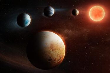 four planets around bright star, LHS 1903