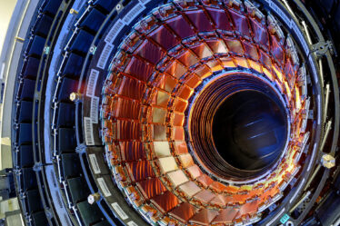First half of CMS inner tracker barrel